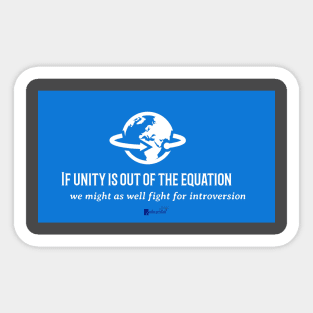 Fight for Introversion Sticker